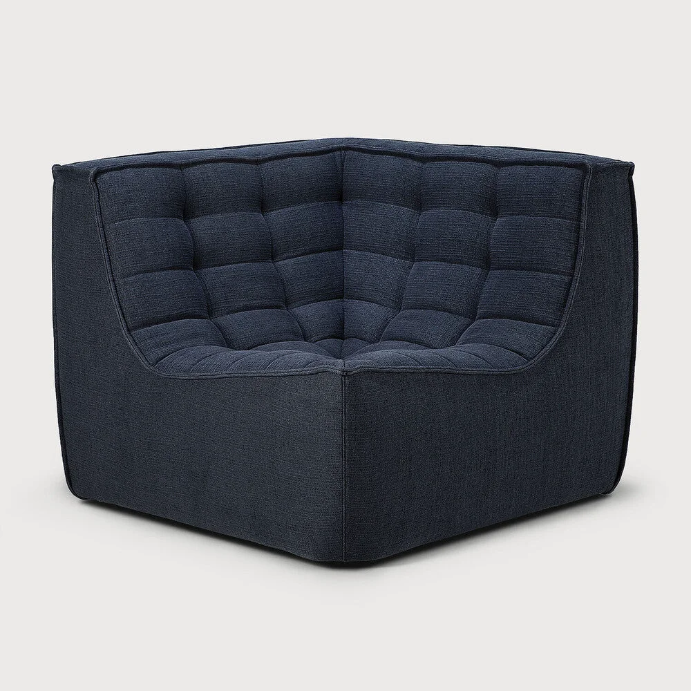 Responsible N701 Corner Eco Fabric Sofa Graphite Carefully Designed