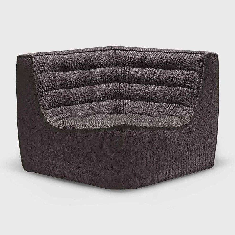 Enhanced N701 Corner Sofa Dark Grey Safe
