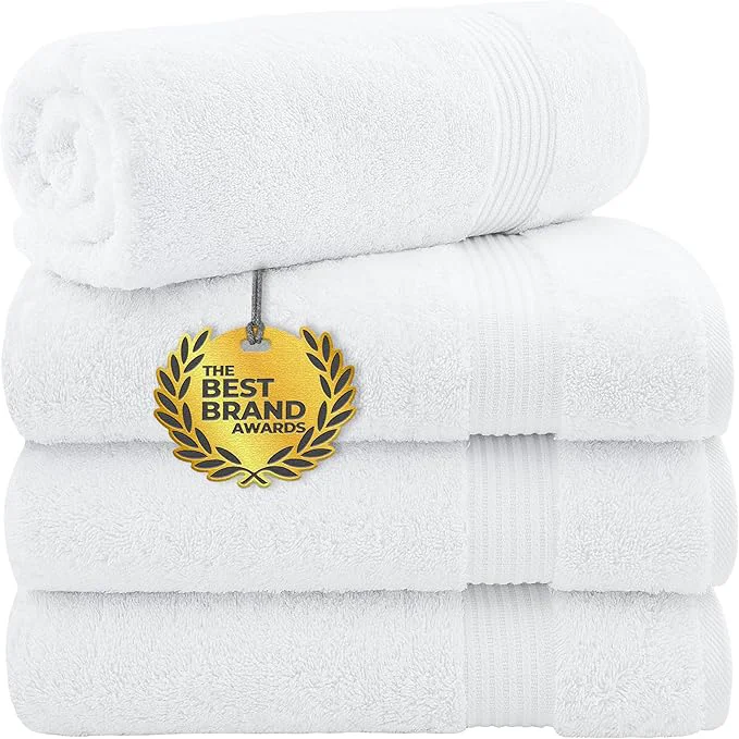 Specialty Cotton Paradise 4 Piece Turkish Bath Towels Sustainable