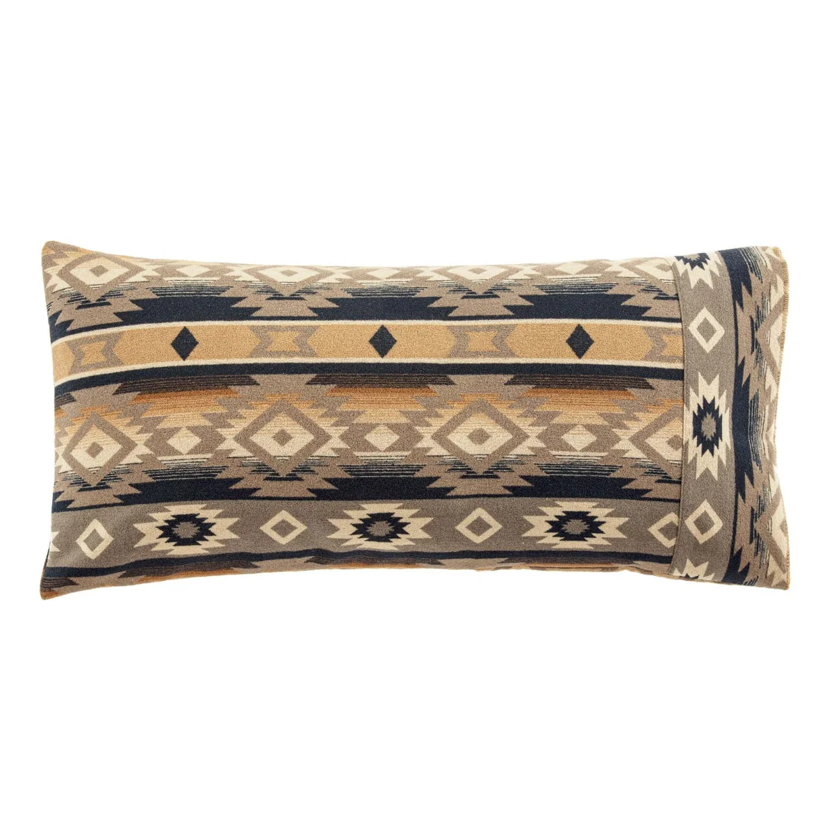 Sustainable Taos Wool Blend Self Cuff Pillowcase Convenient
