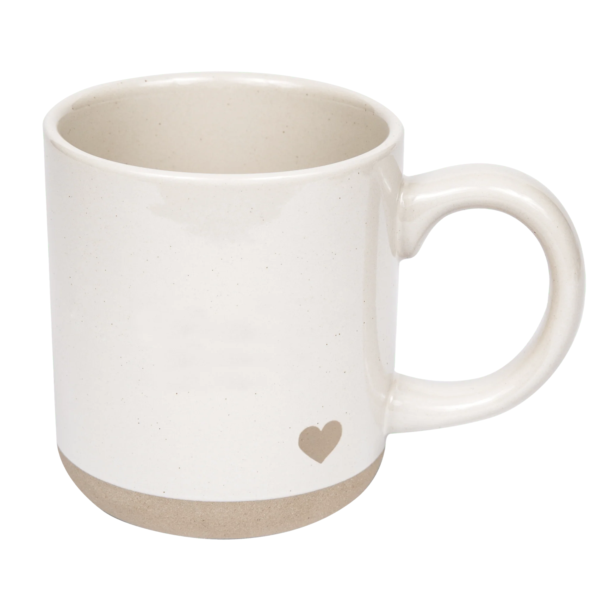Exclusive Heart 14 oz Stoneware Coffee Mug Crafted
