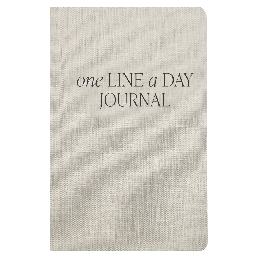 Certified Tan One Line A Day Memory Journal Premium Material