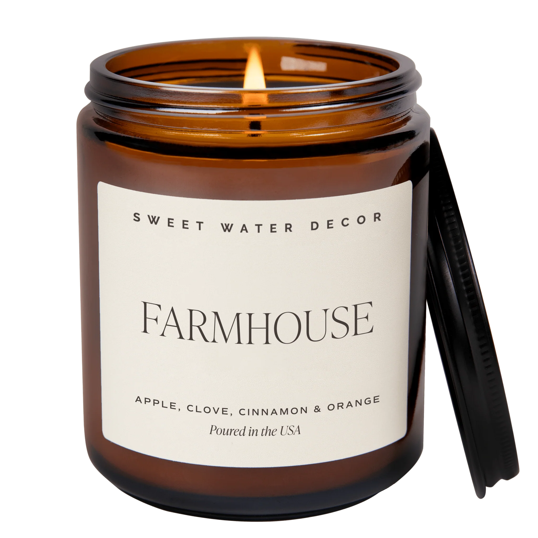Casual Farmhouse Soy Candle - Amber Jar - 9 oz Quality