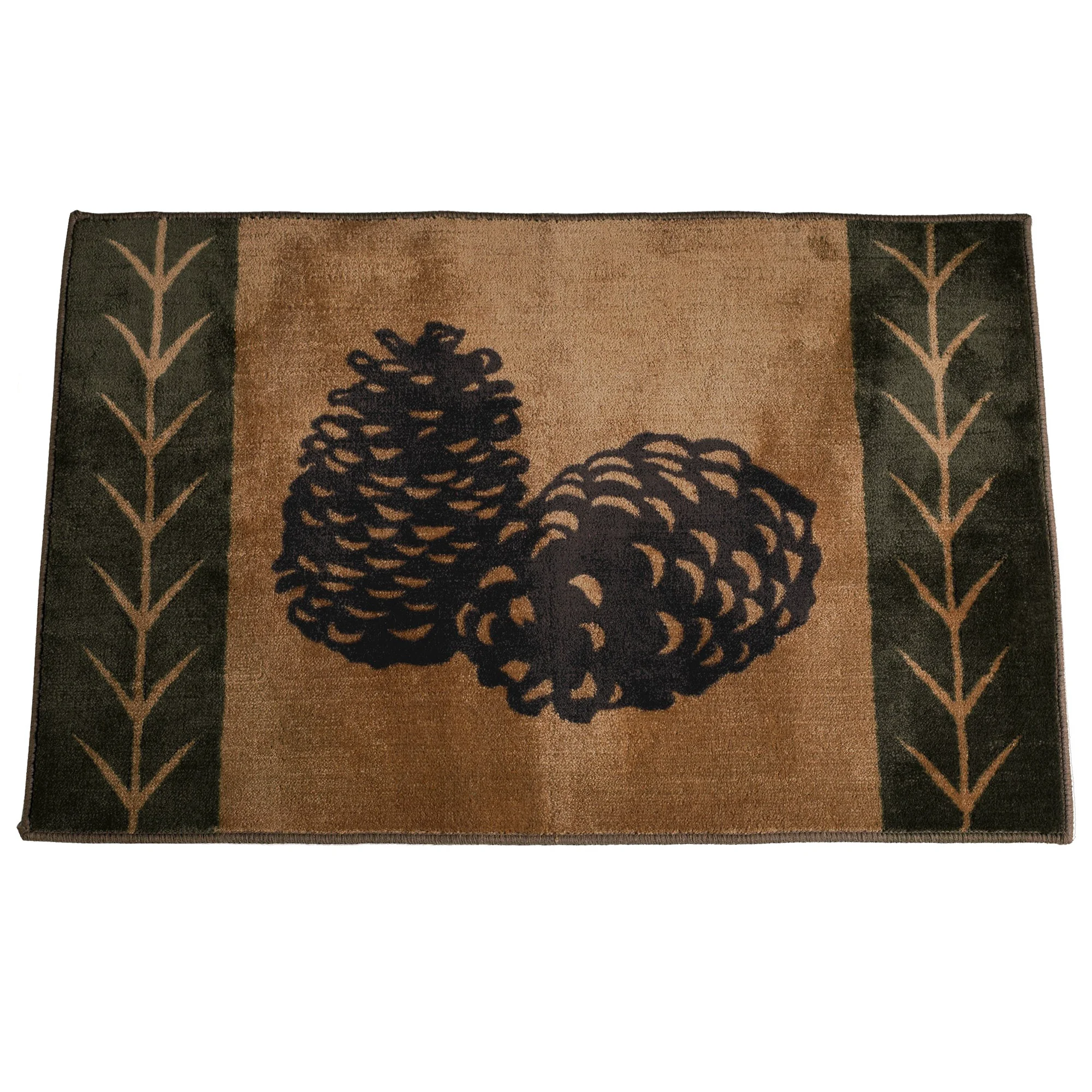 User-Friendly Pine Cone Rug Innovative