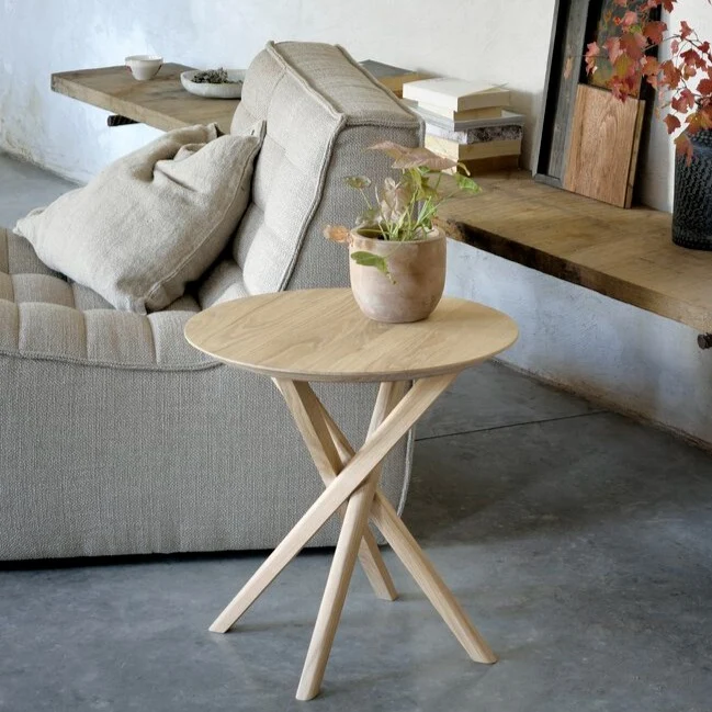 Elite Mikado Solid Oak Side Table Original