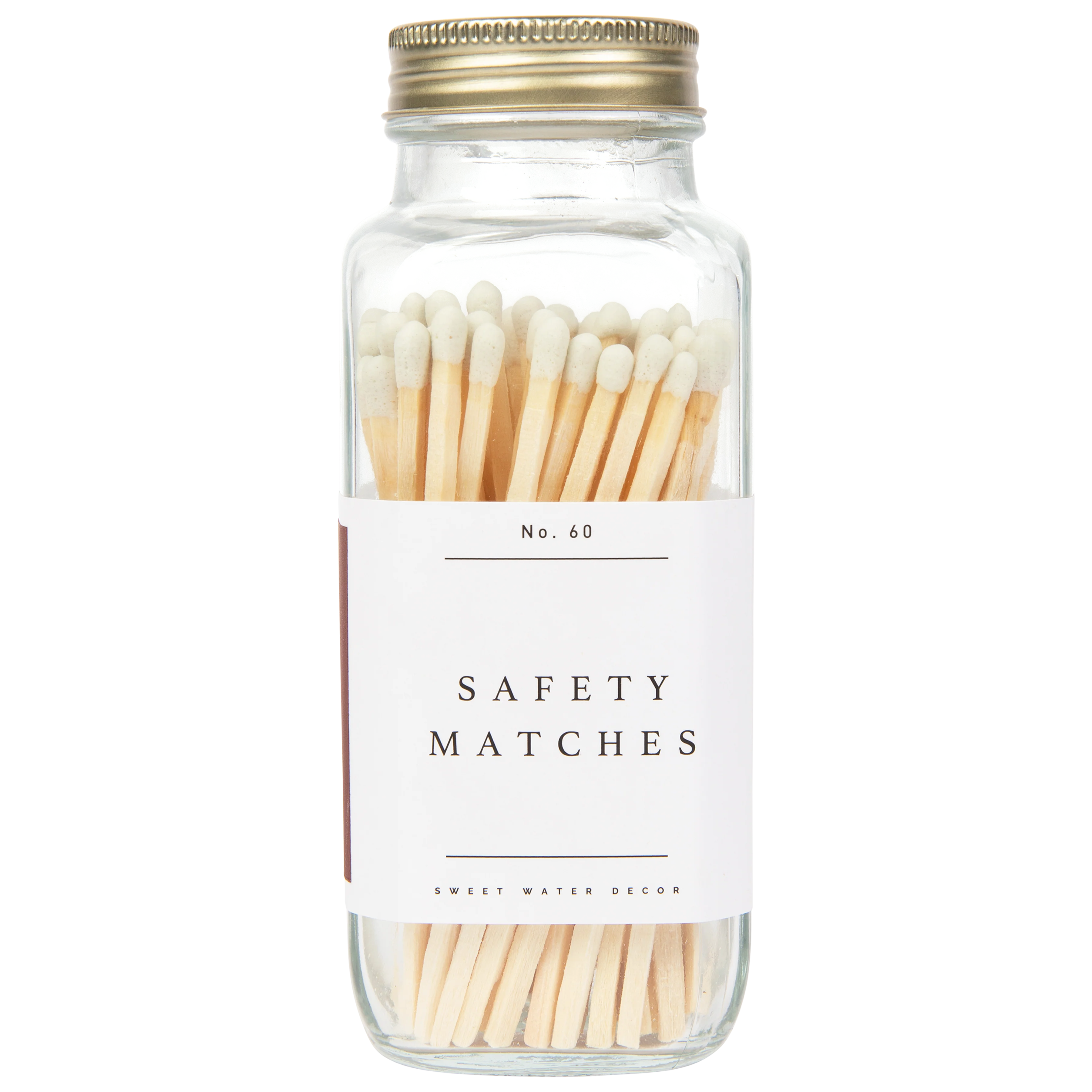 Secure White Tip Safety Matches - 60 Count 3.75 quot Responsible
