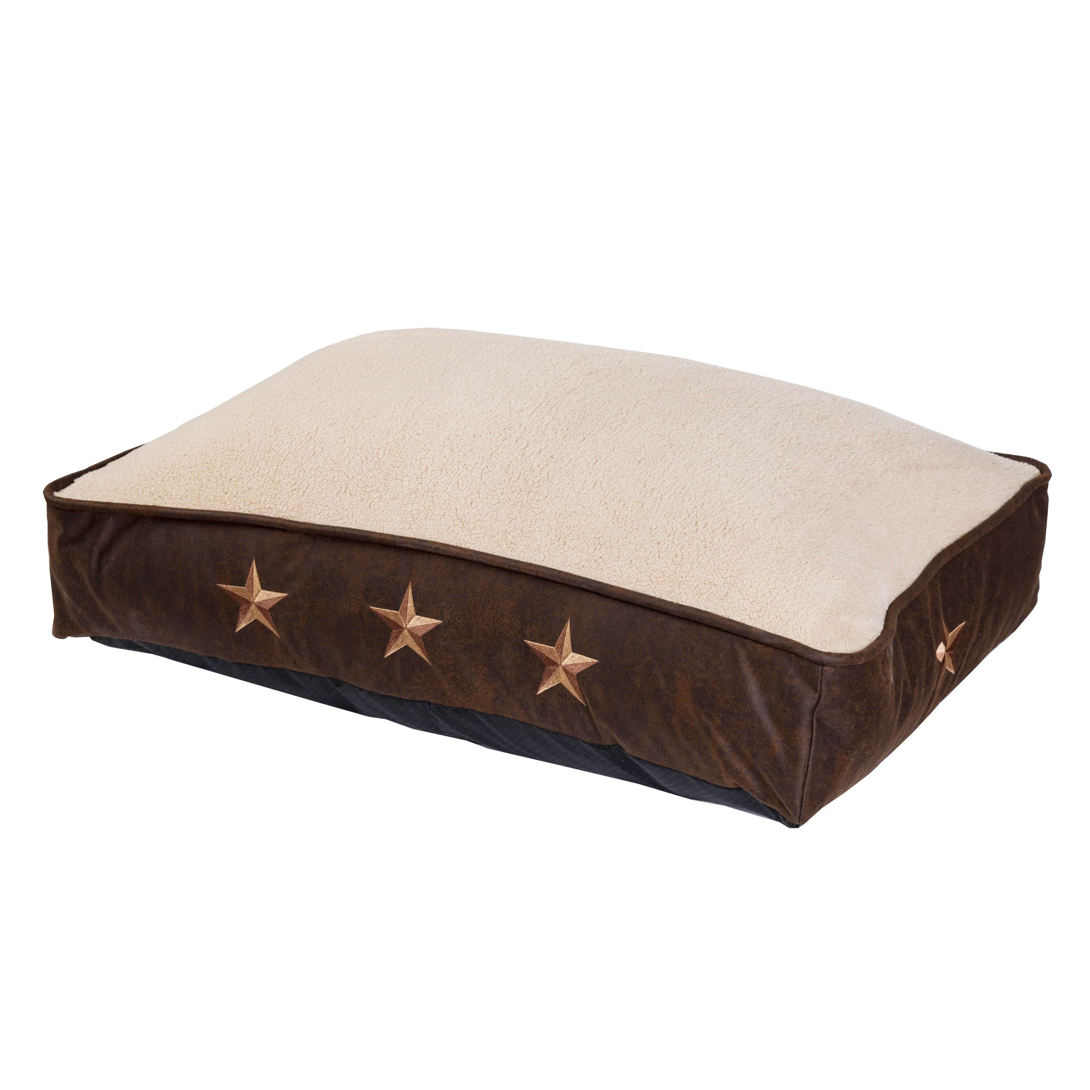 Healthy Embroidered Star Dog Bed Modern