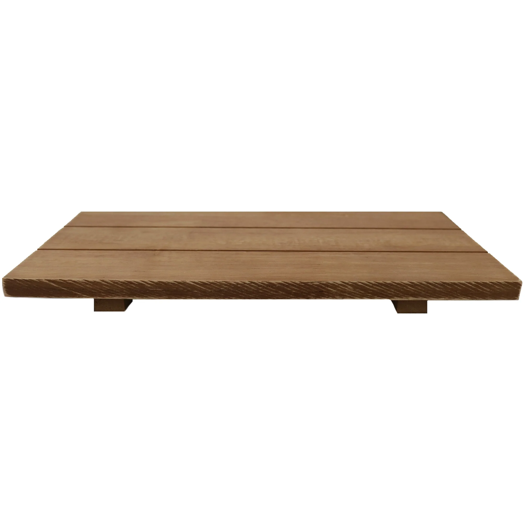 User-Friendly Natural Rectangular Wood Tray Selected