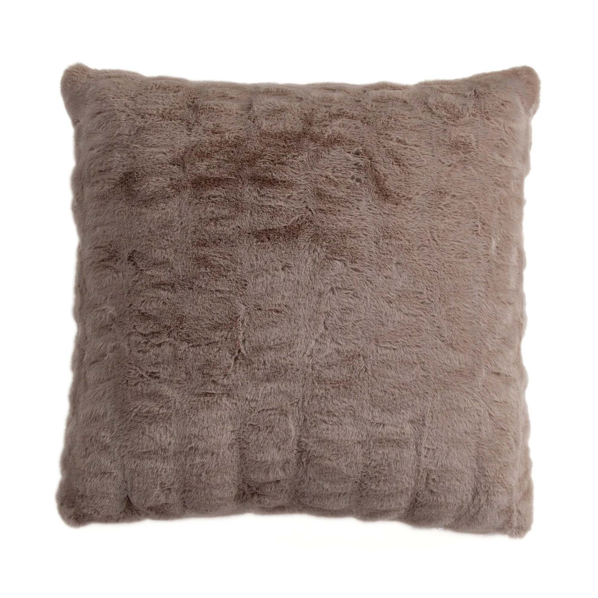 Detailed Ruched Rabbit Double-Sided Euro Pillow with Down Insert Selected