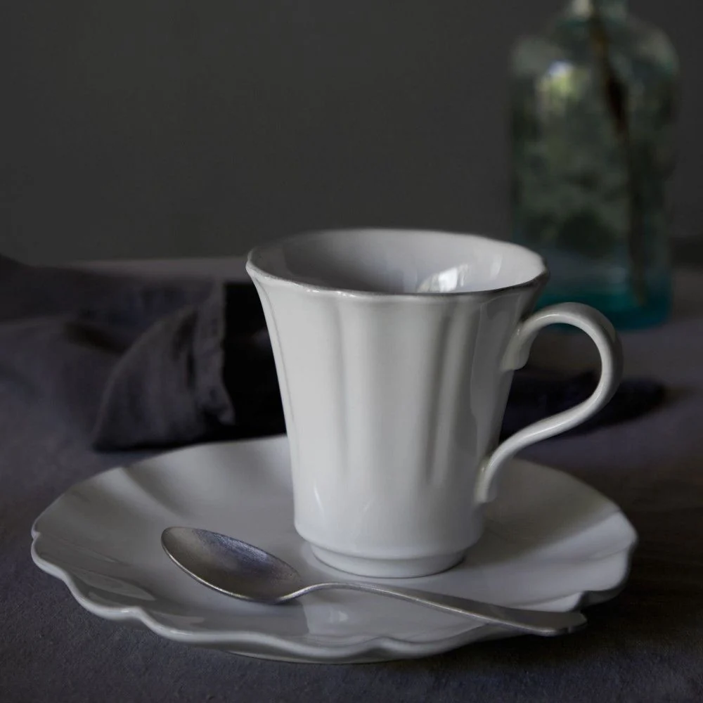 Expertly Made Rosa Mug White Set of 4 Reliable