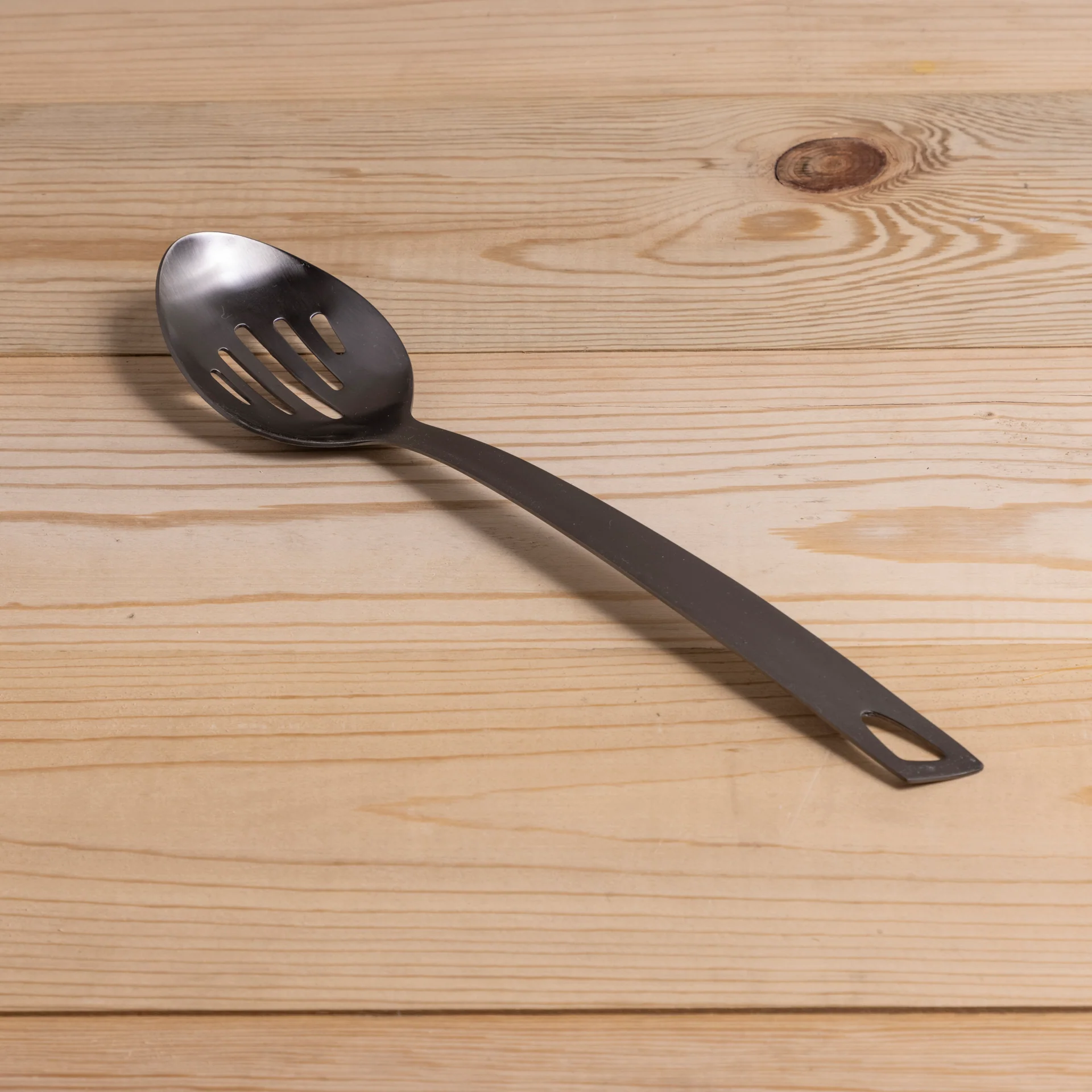 Certified Onyx Helix Slotted Spoon Easy-to-Use