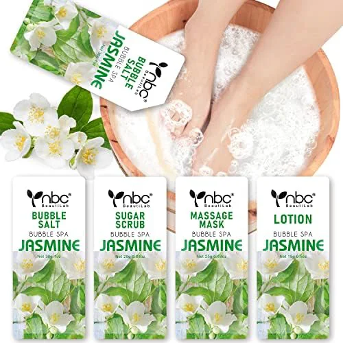 Versatile Pedicure Kit Foot Soak Set Bubble Salt Sugar Scrub Massage Mask Massage Powerful