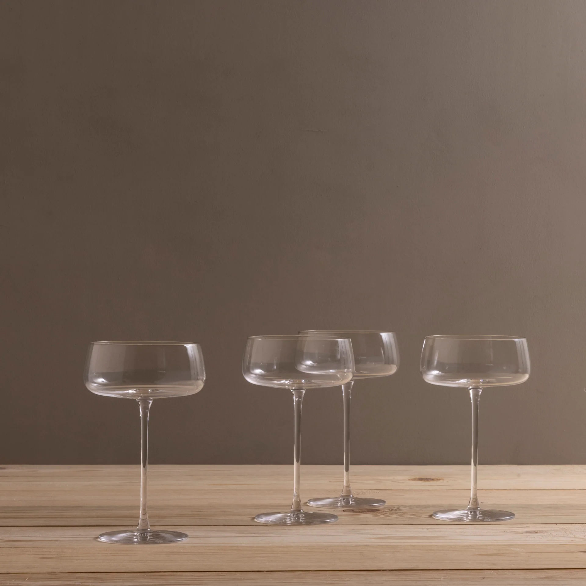 Enhanced Metropolitan Champagne Saucer Set of 4 Advanced