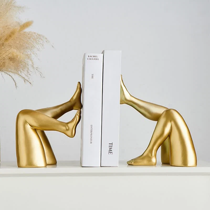Recyclable Ownkoti Abstract Leg Art Bookend Decor Trusted