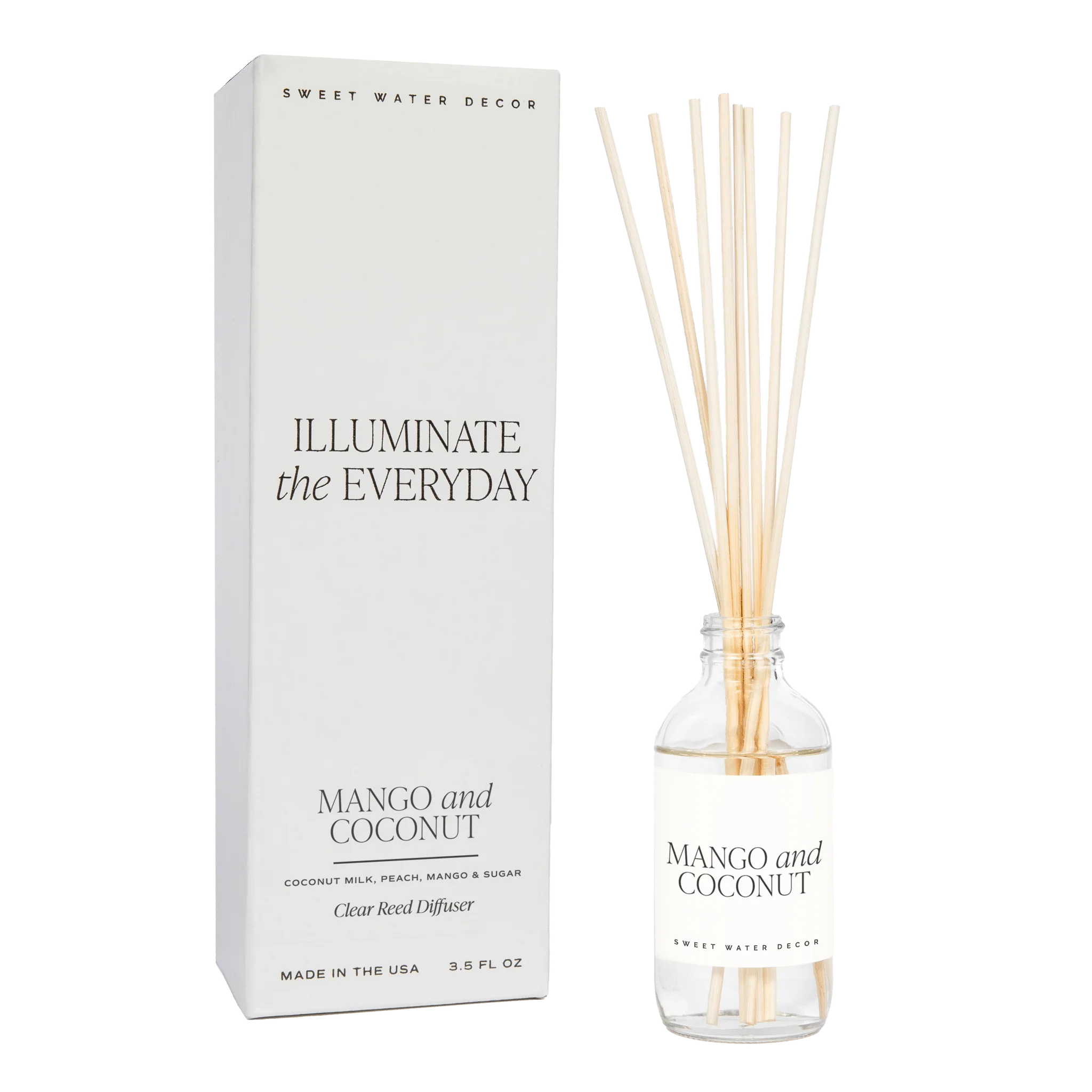 Superior Mango and Coconut Clear Reed Diffuser Top-Quality
