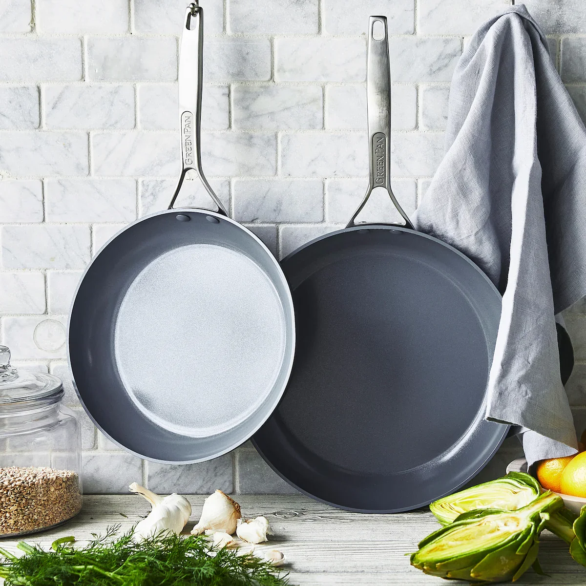 Unique Venice Pro Cookware 2 Piece Frypan Set Certified
