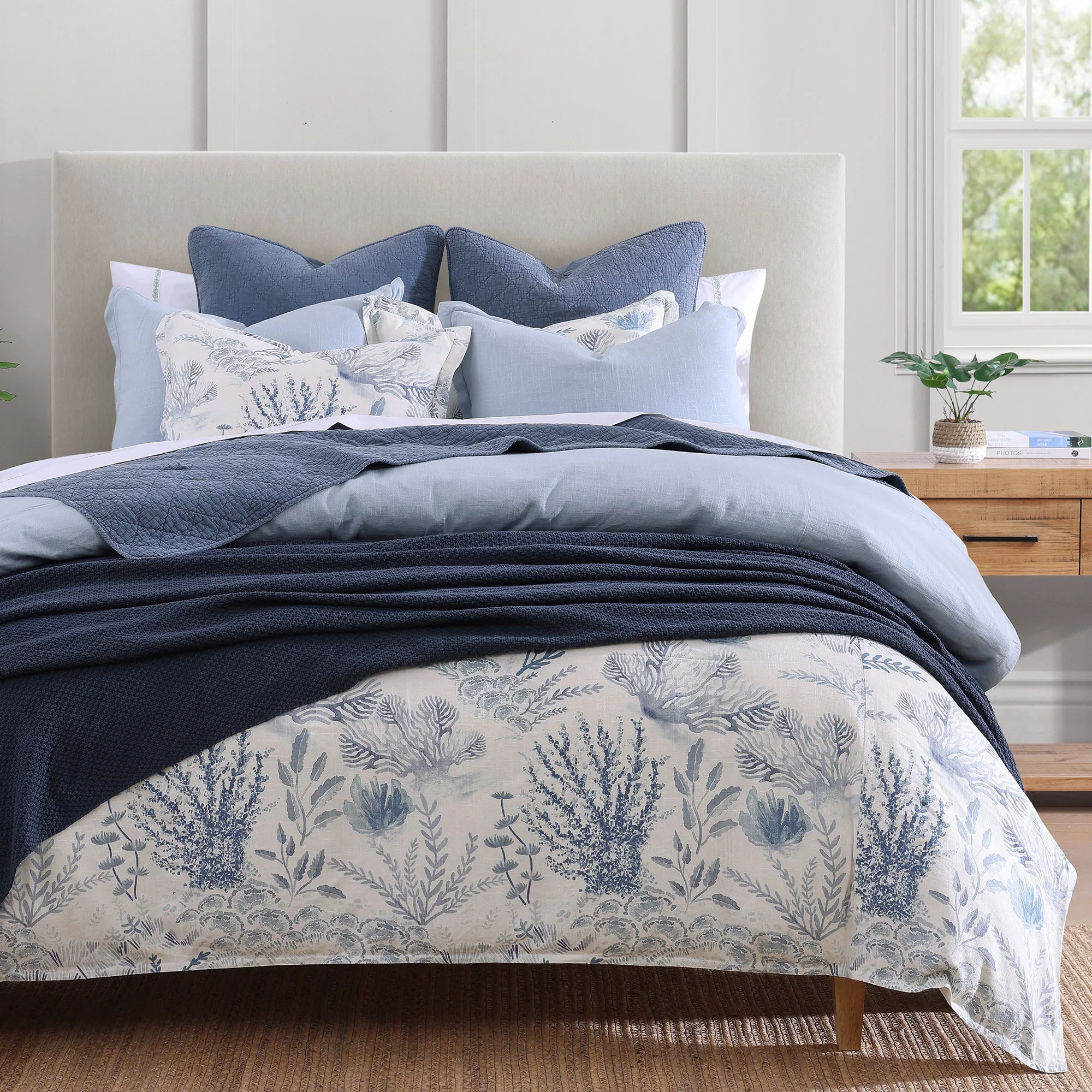 Durable Oceania Comforter Set 3 Pc Fast