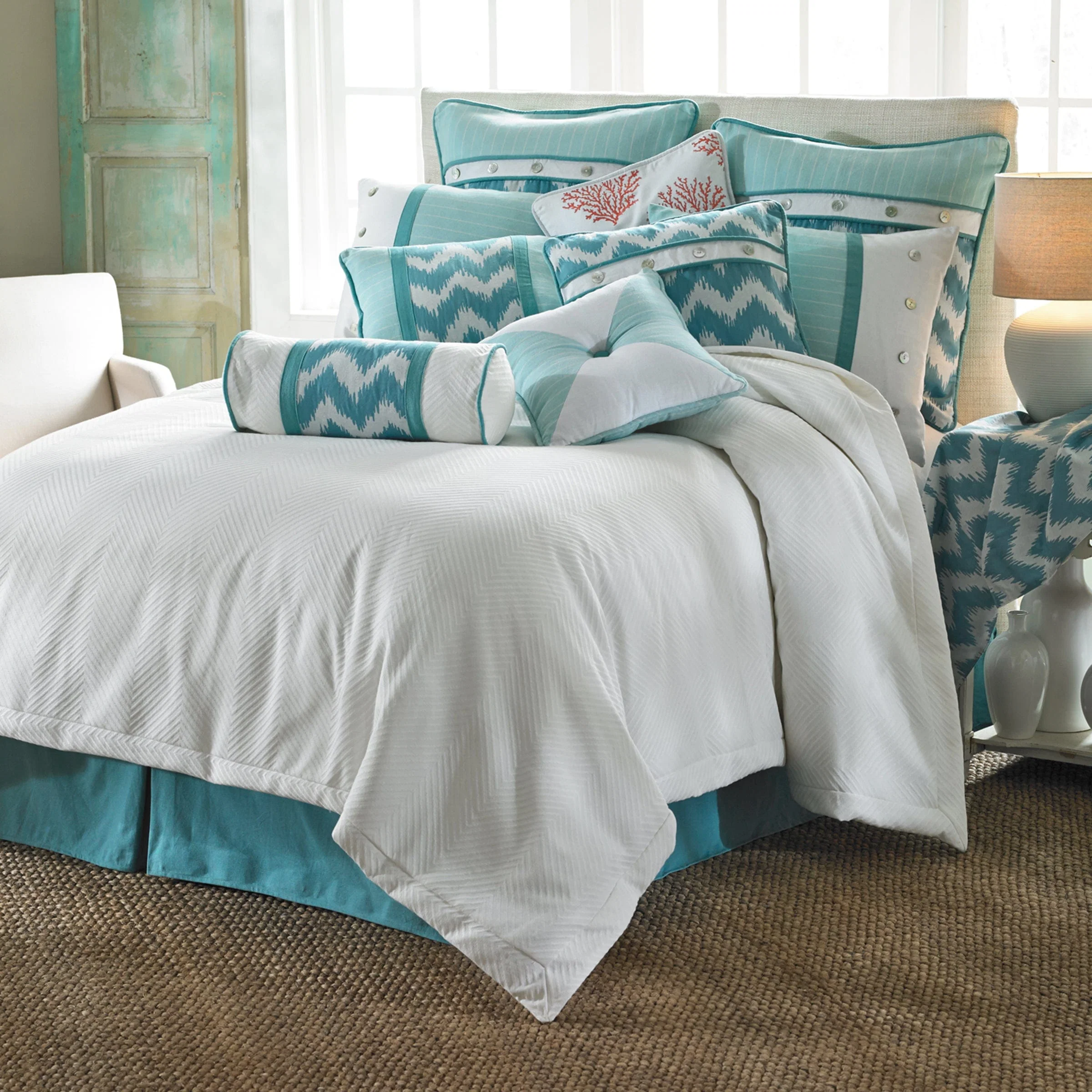 Fashionable Catalina Duvet Cover Set 4 Pc Carefully Designed