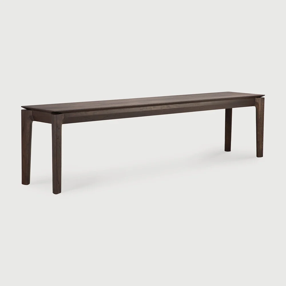 Excellent Bok Solid Brown Oak Bench 73 quot Superior