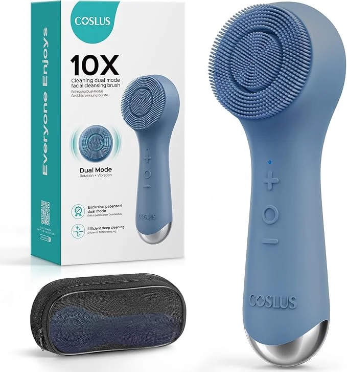 First-Class COSLUS FBS03 Face Scrubber Facial Cleansing Brush 2 in 1 Spin and Vibration Trendy