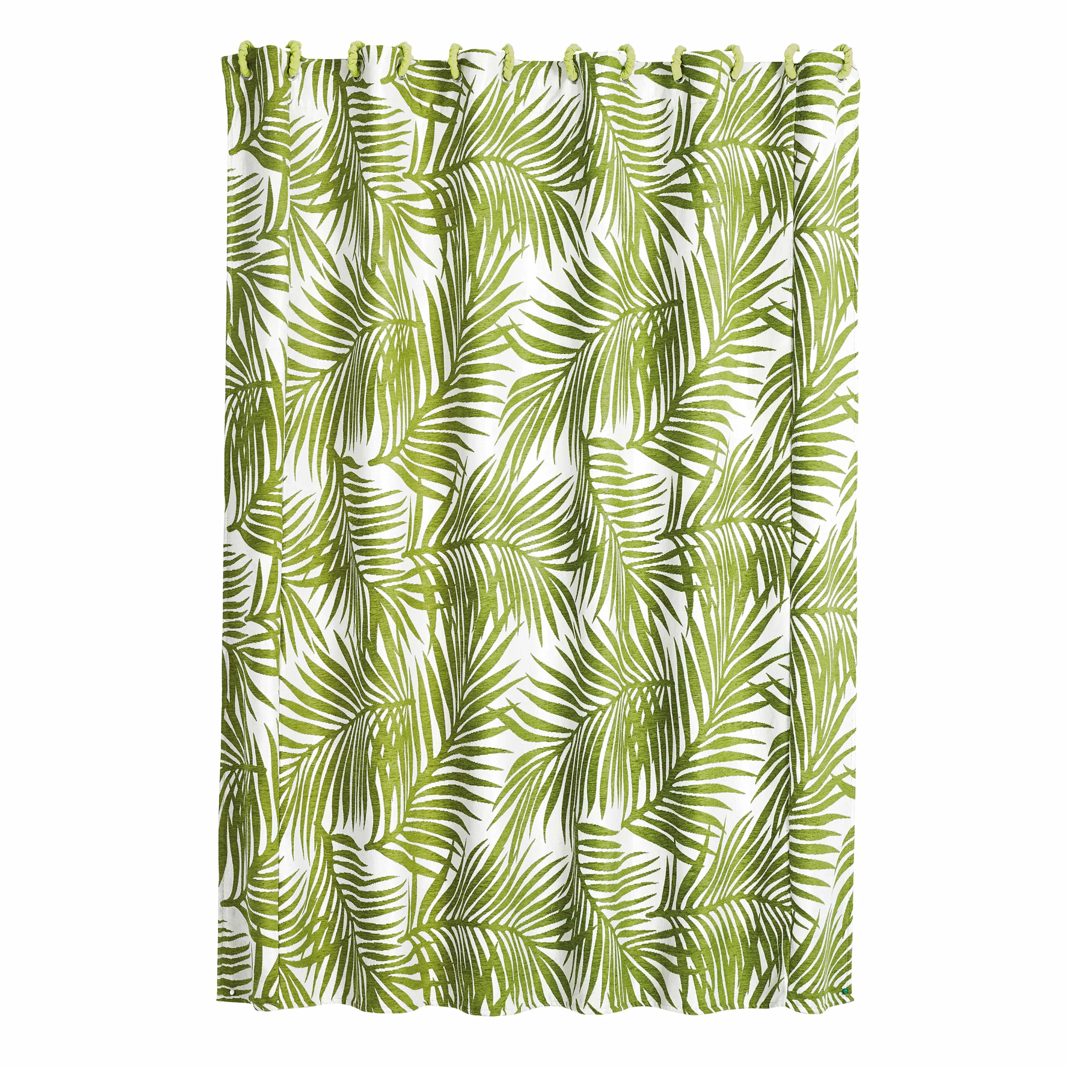 Effective Capri Fern Coastal Shower Curtain Smooth