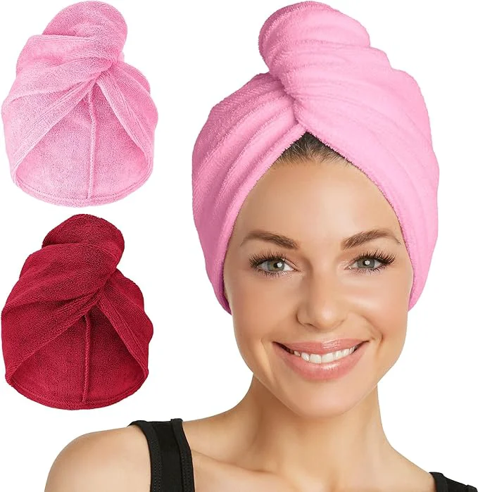 Outstanding Turbie Twist 2-Pack Microfiber Hair Towel Dependable