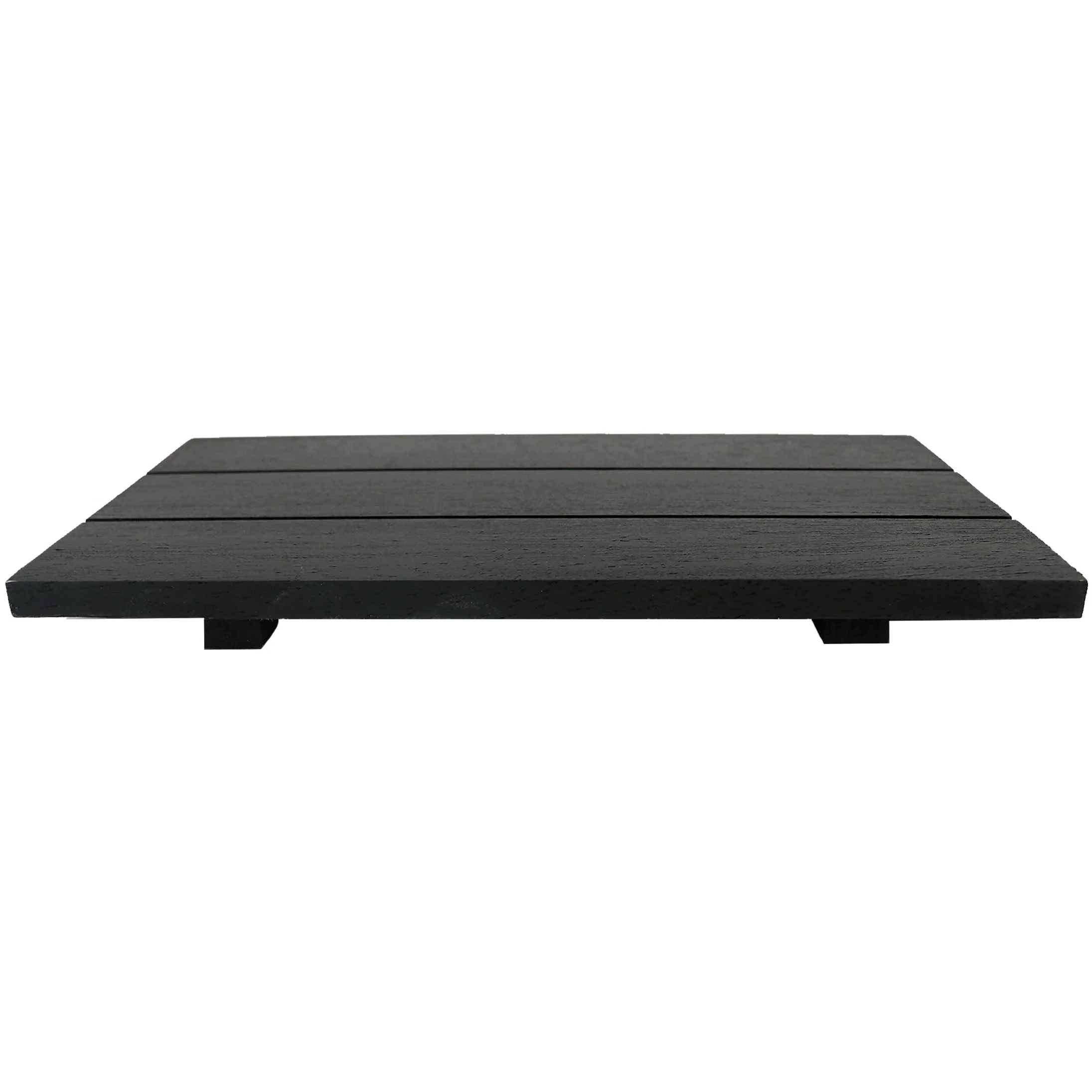 Fine Black Rectangular Wood Tray Innovative