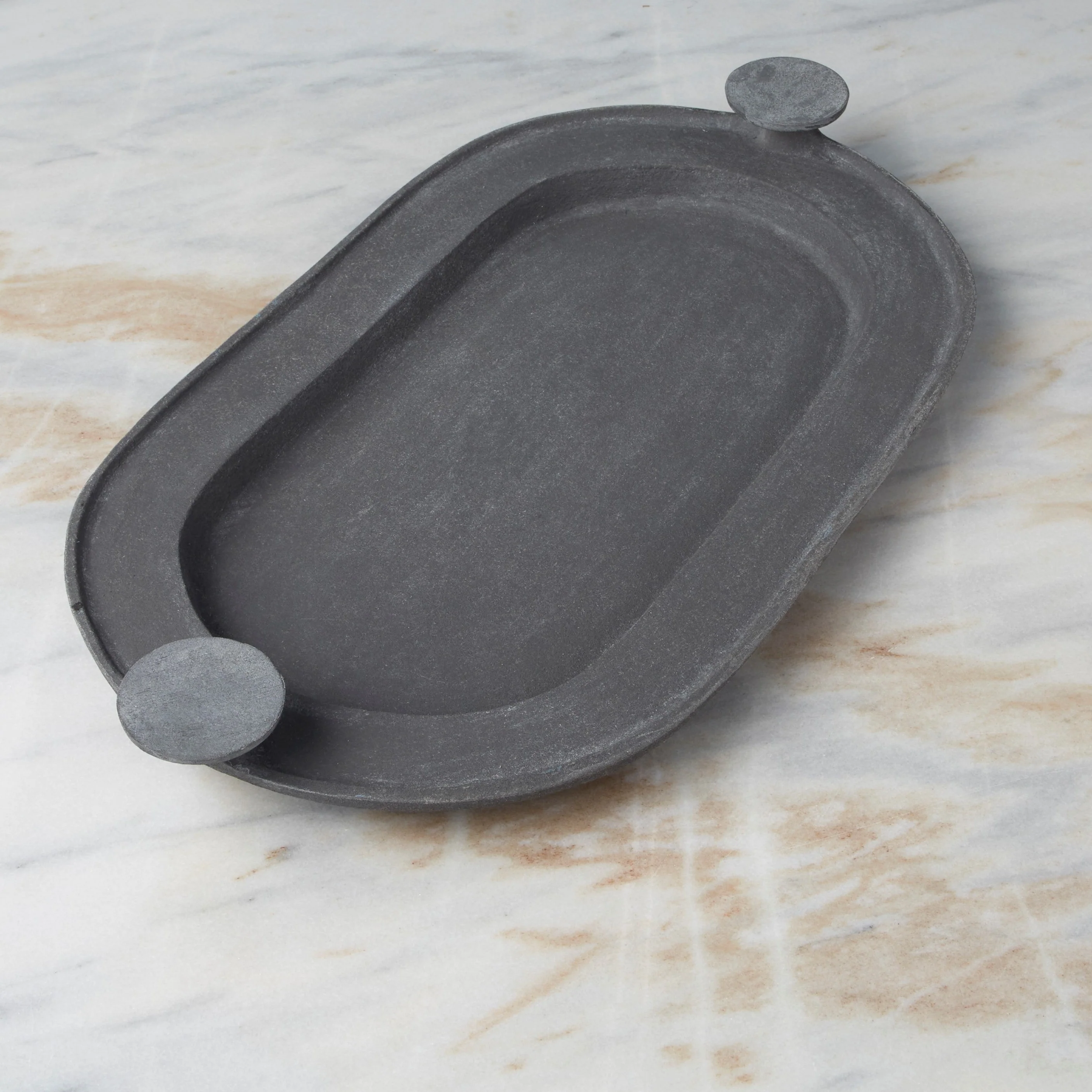 Solid Petra Zinc Tray Small High-Quality