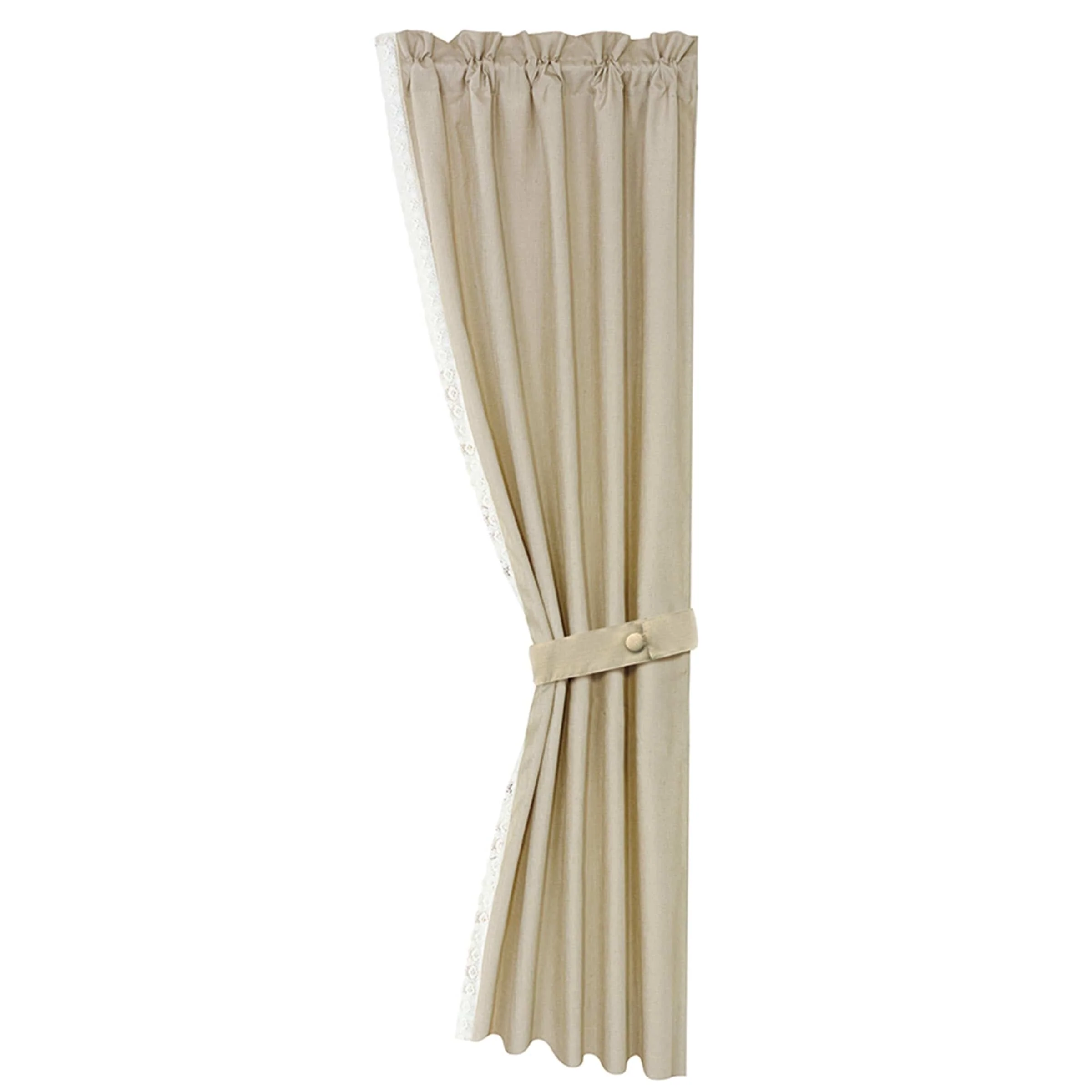 Authentic Charlotte Linen Lace Detailed Curtain Modern