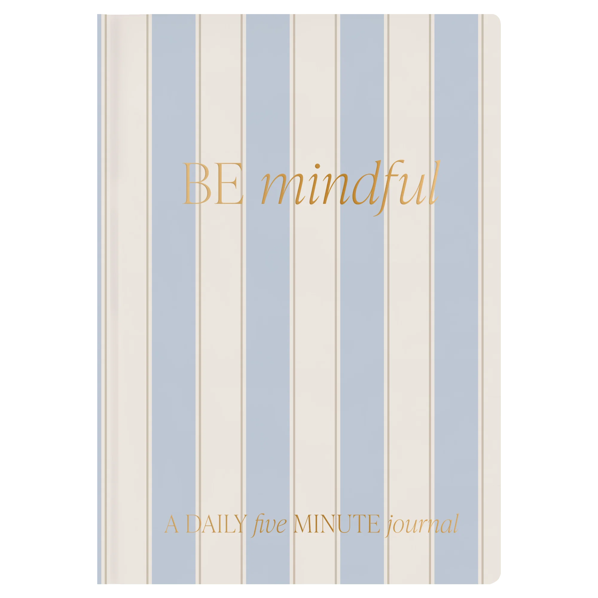 Quality Be Mindful Striped Journal Fashionable