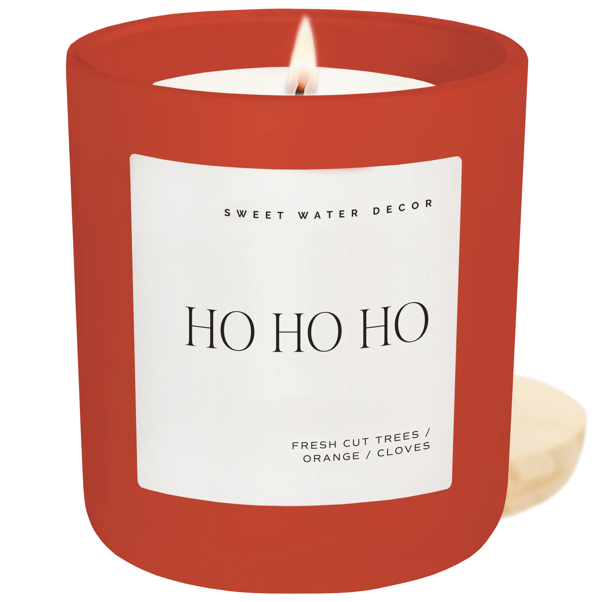 Top-Quality Ho Ho Ho Soy Candle - Red Matte Jar - 15 oz Christmas Excellent