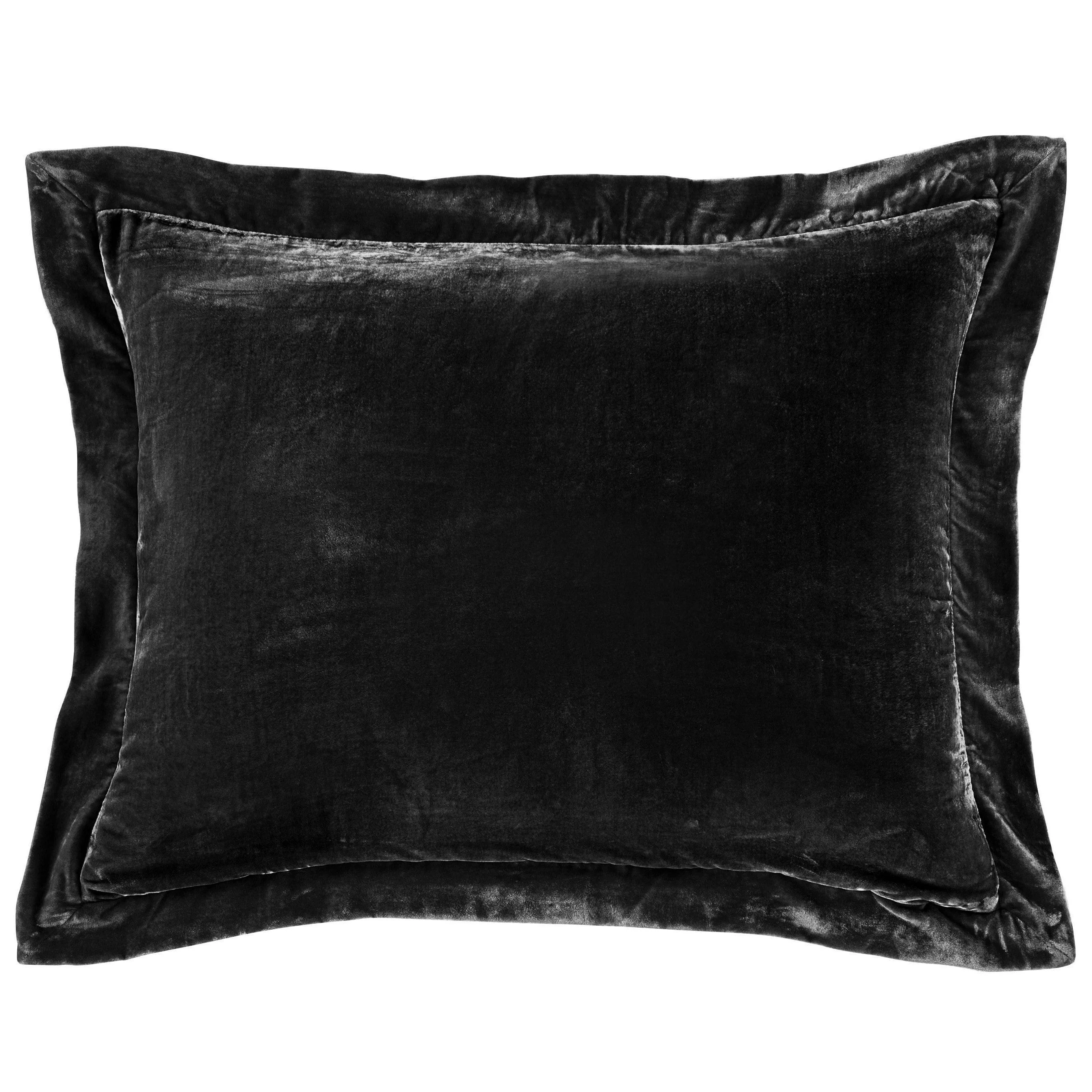 Fine Stella Faux Silk Velvet Flanged Dutch Euro Pillow Powerful