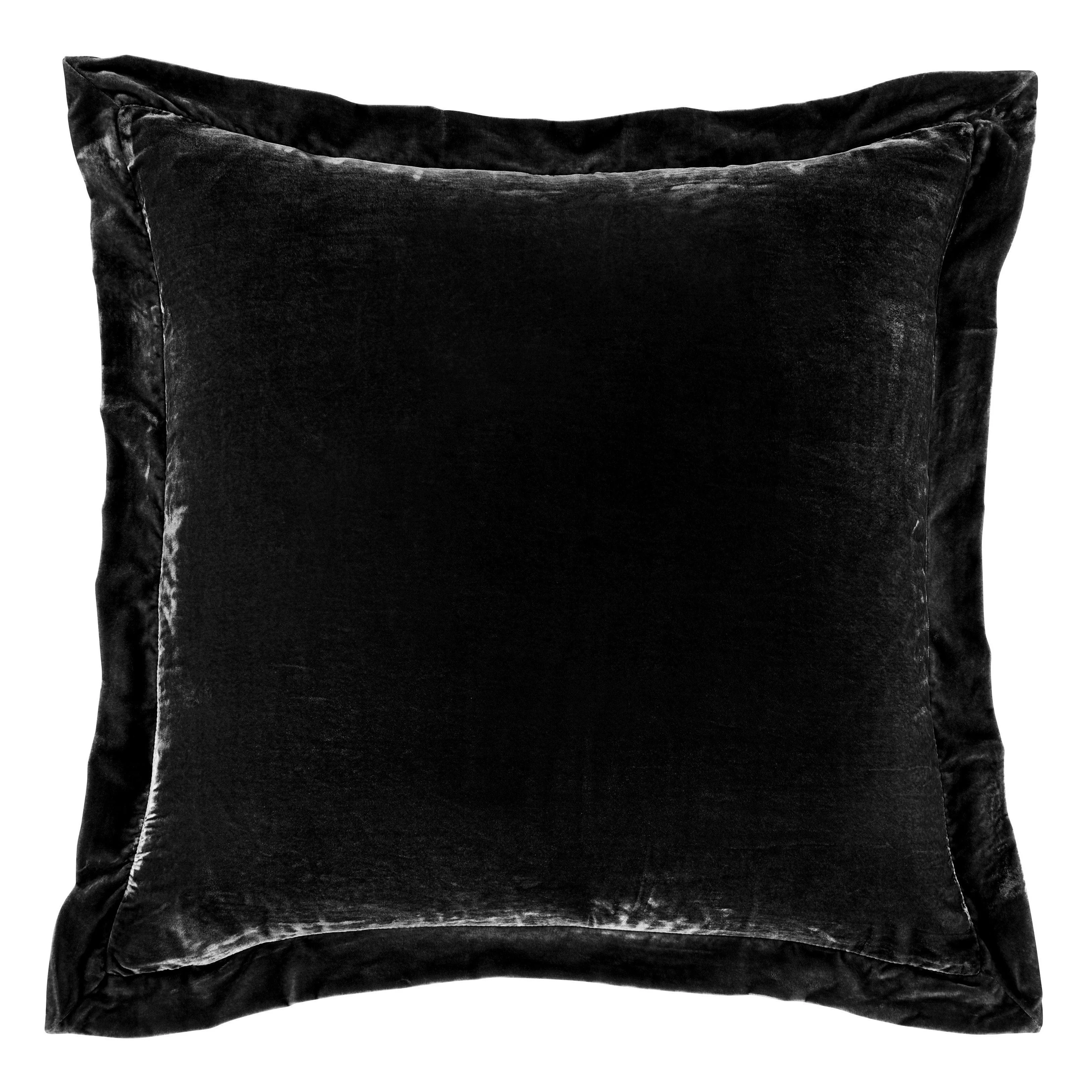 Sophisticated Stella Faux Silk Velvet Flanged Euro Sham Official