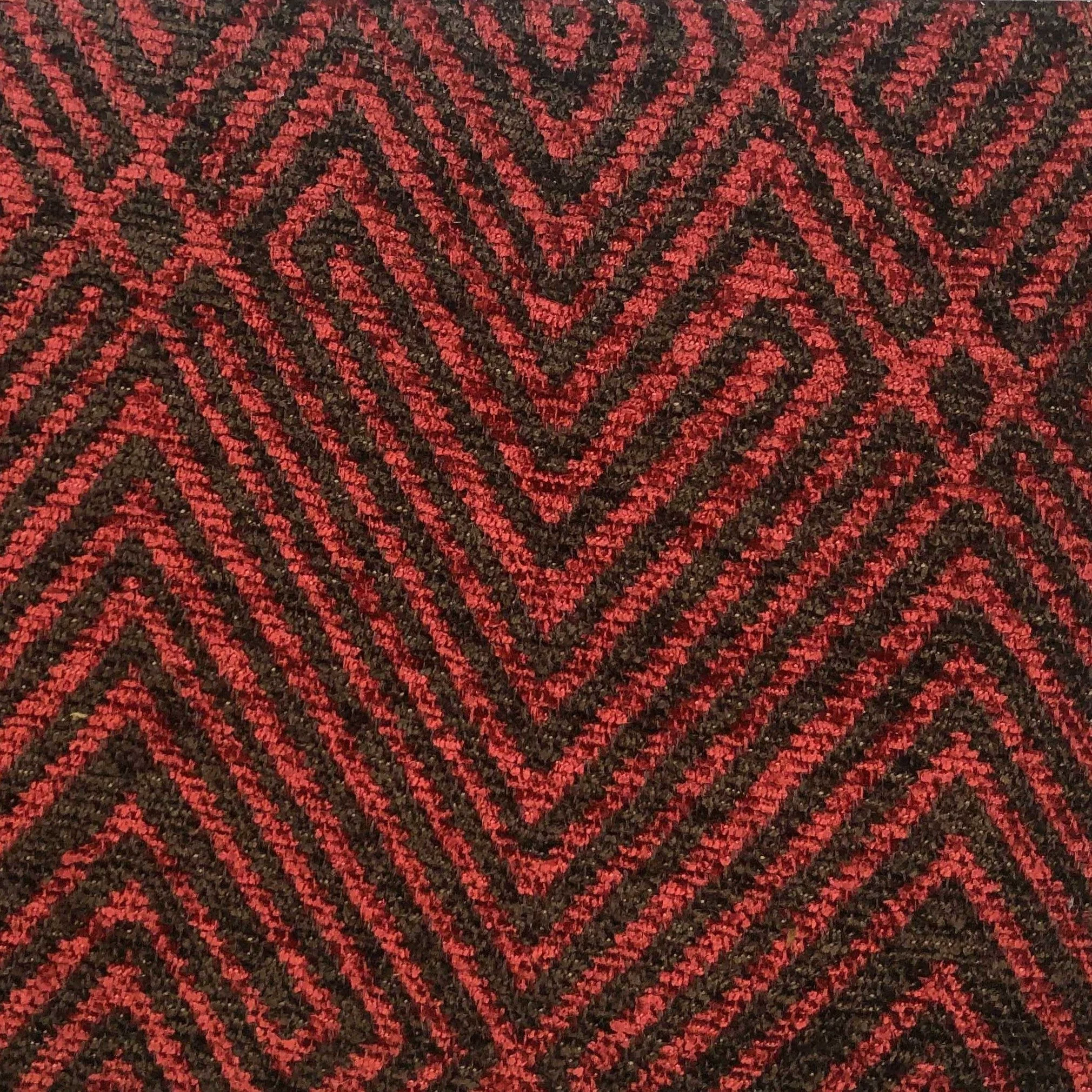 Reusable Wilderness Ridge Red Chenille Swatch Premium Material