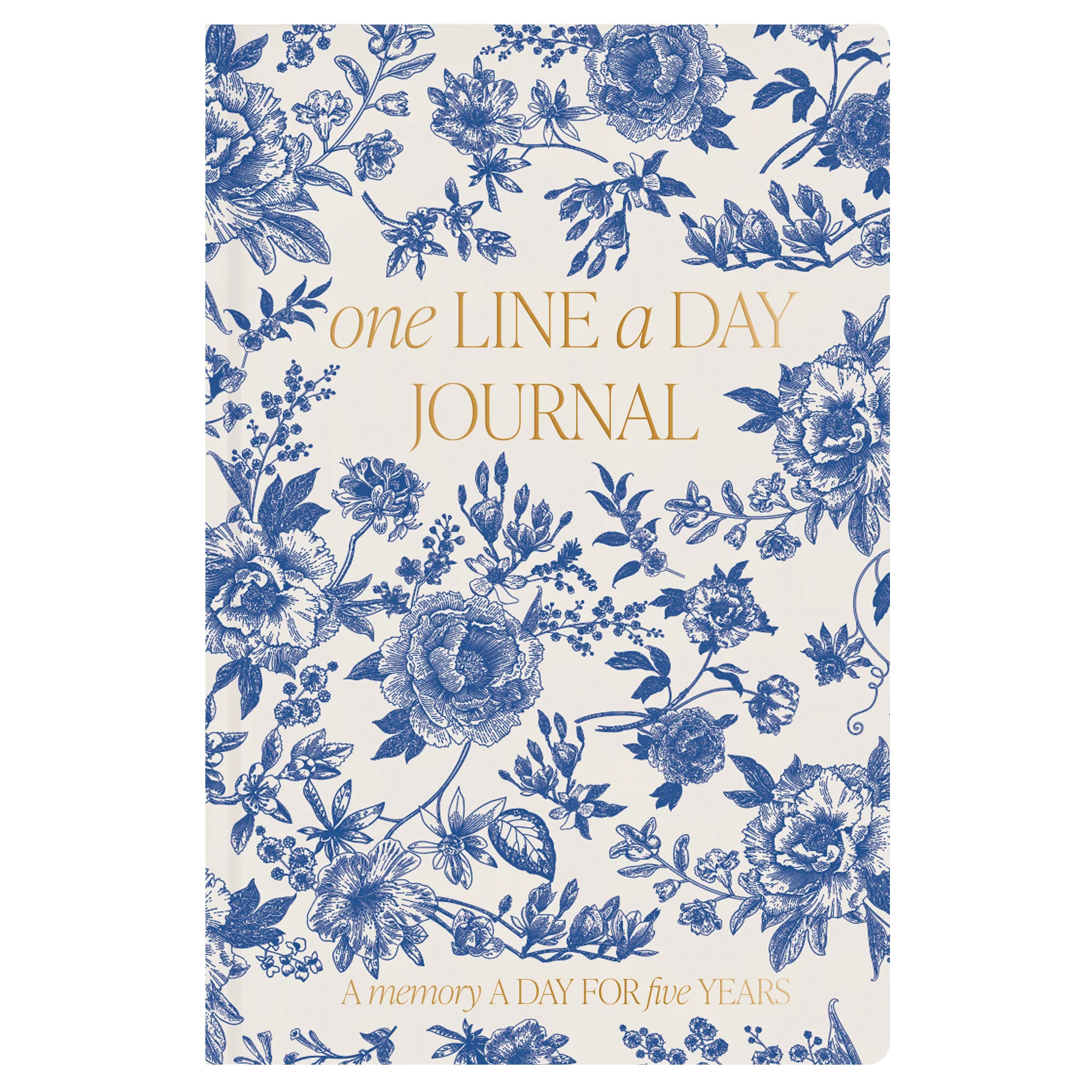 Eco-Friendly Blue Delft One Line A Day Memory Journal High-Performance