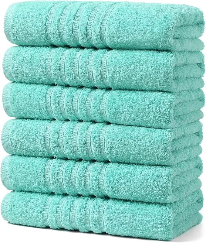 Durable Aibaser Towels 6 Pack Bath Towel Outstanding