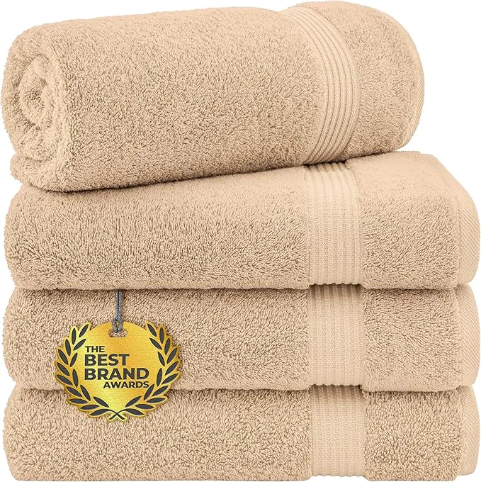 Advanced Cotton Paradise 4 Piece Turkish Bath Towels Exceptional