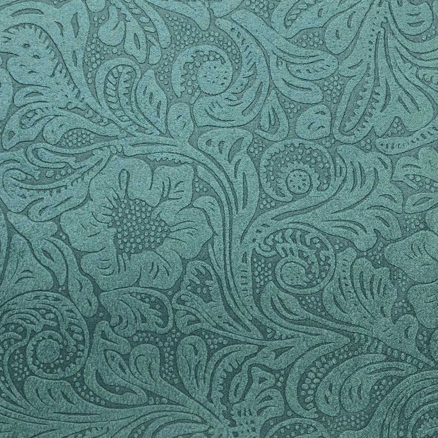 Sophisticated Cheyenne Turquoise Faux Leather Swatch Exceptional