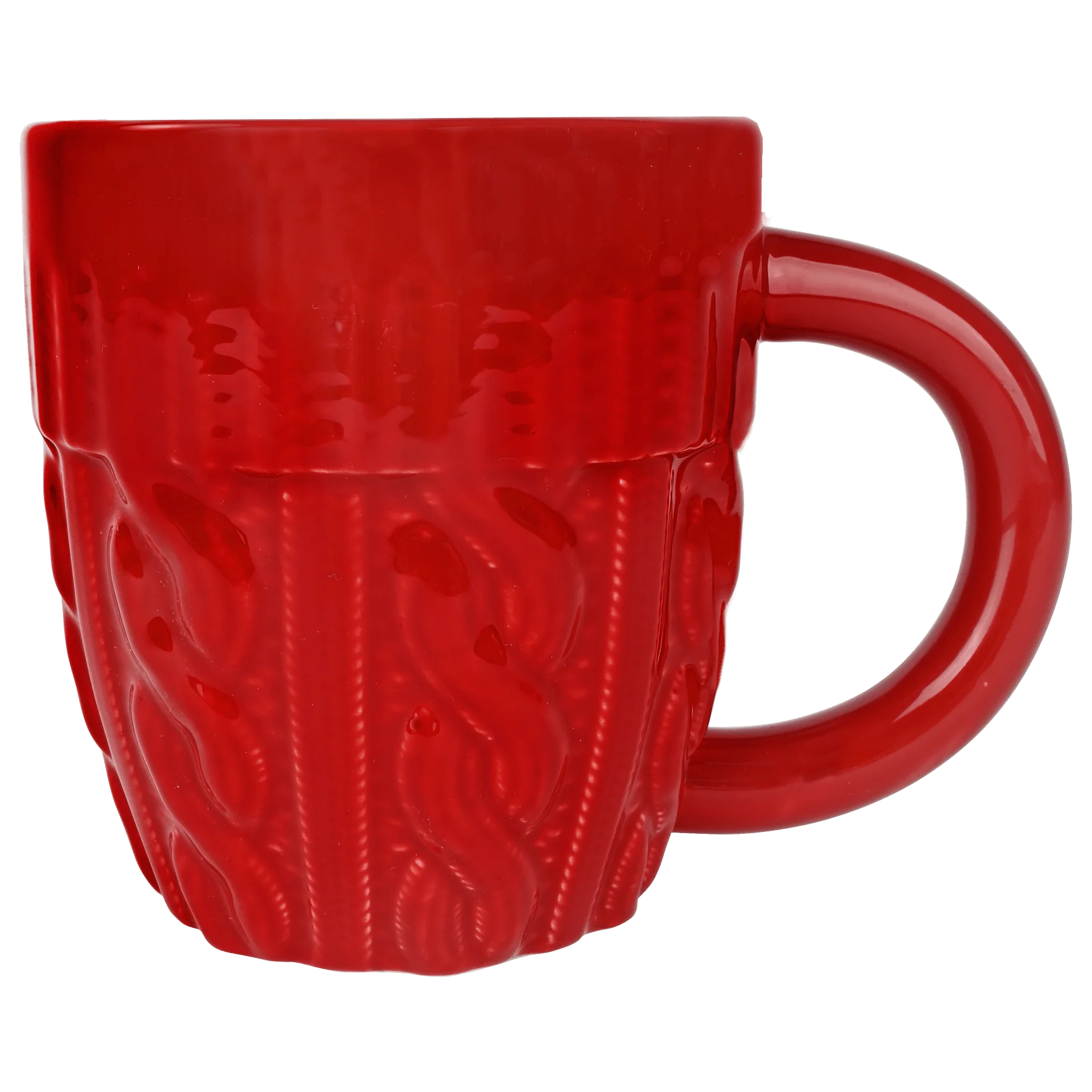 High-Quality Red Sweater 18 oz Figural Coffee Mug Prestigious