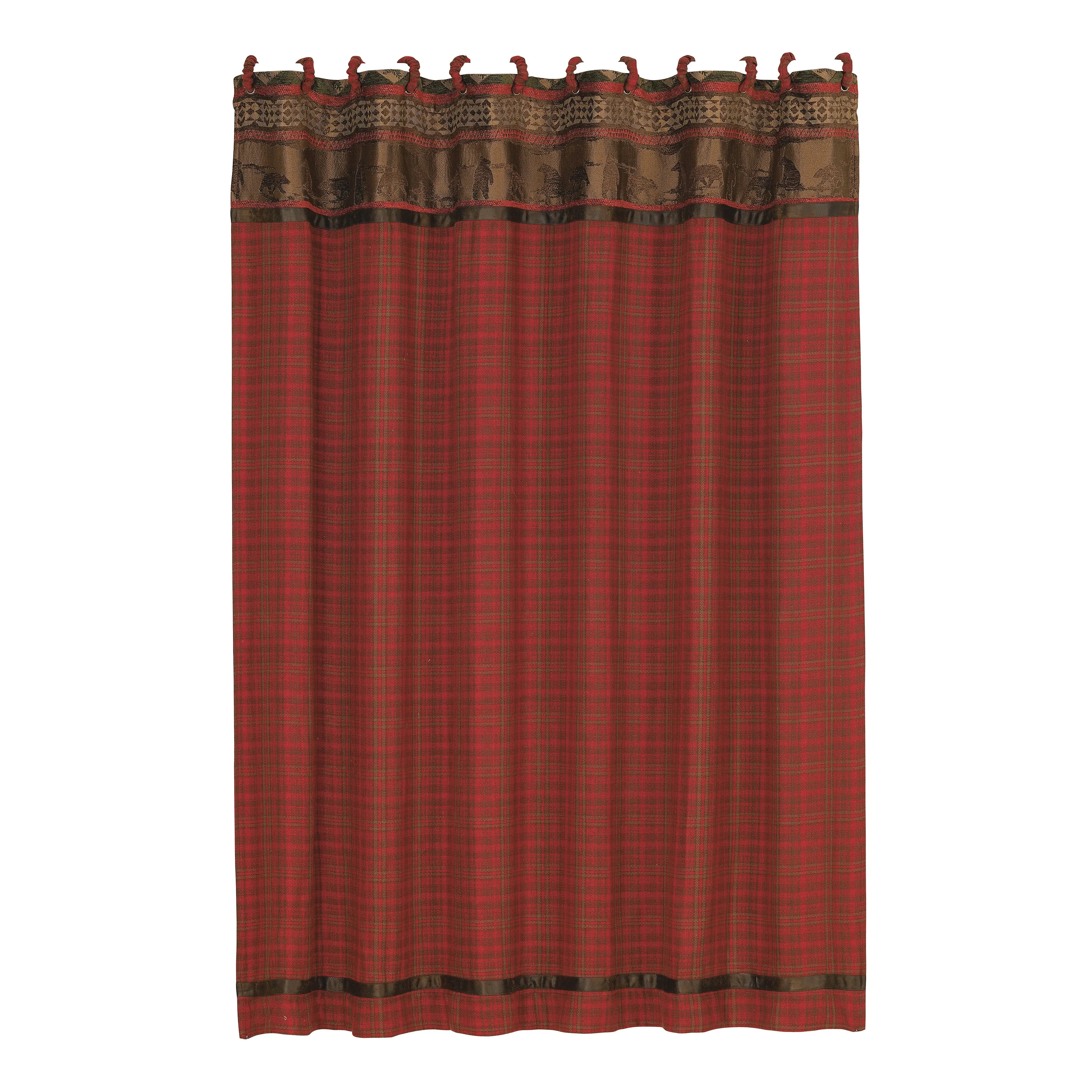 Proven Cascade Lodge Plaid Shower Curtain Fashionable