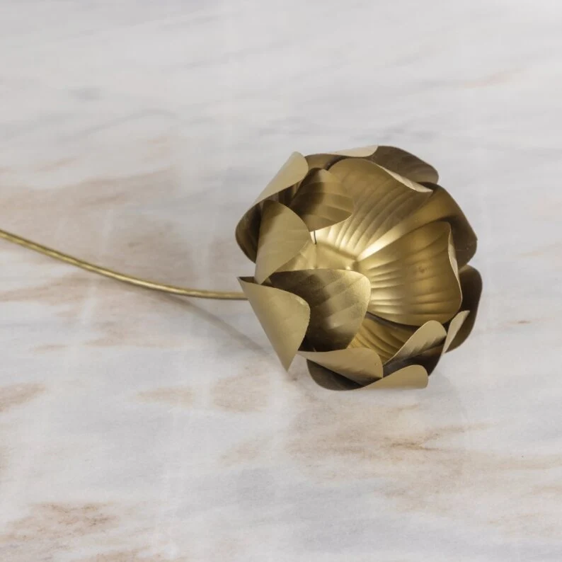 Stylish Botanical Stem Peony Unique