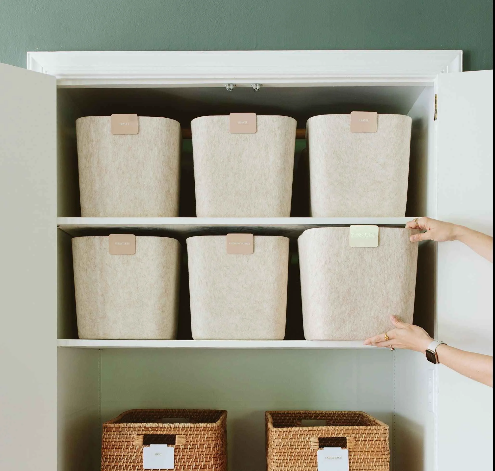 Reliable The Sculpted Bin - Set of 3 Casual