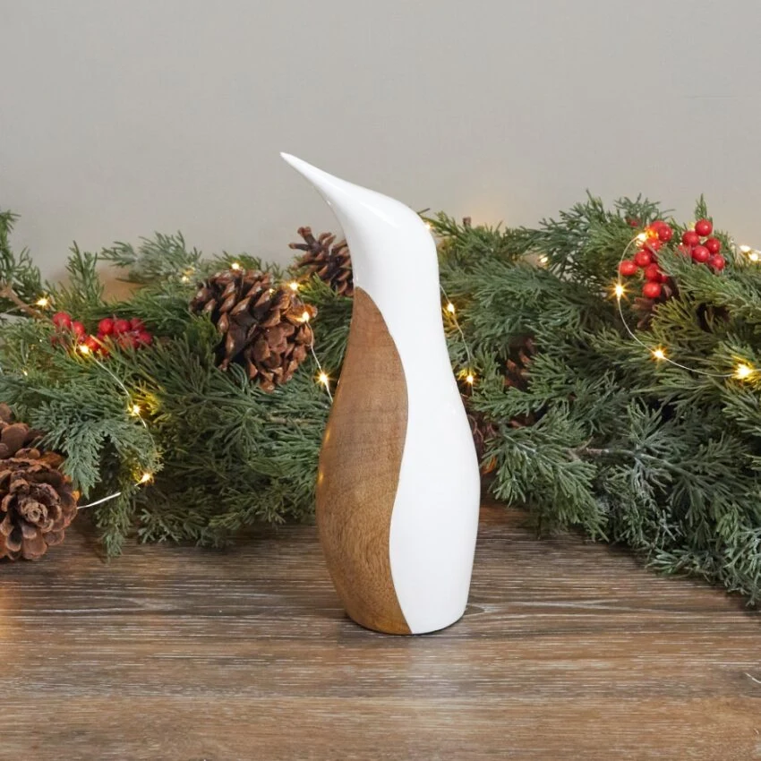 Easy-to-Use Mango Wood amp Enamel Penguin Medium Effective