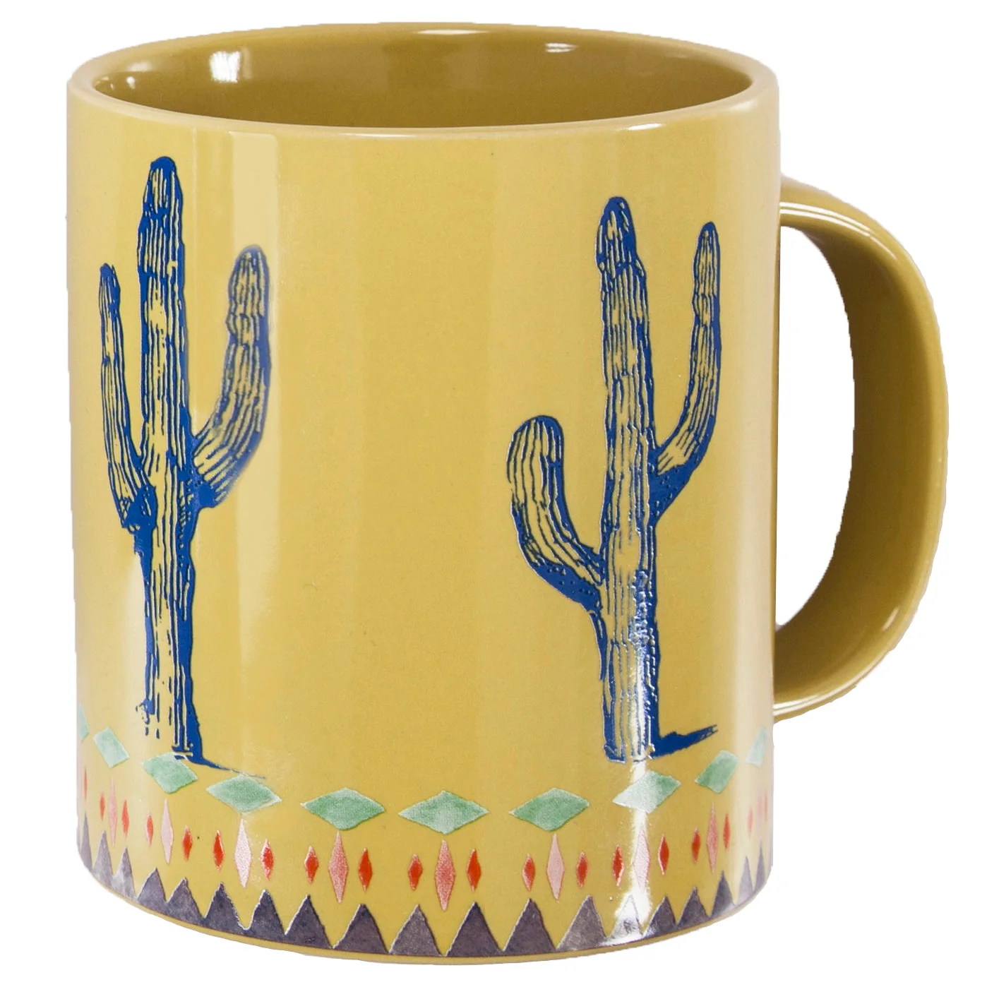 Durable Saguaro Cactus Border Design Mug Set Original