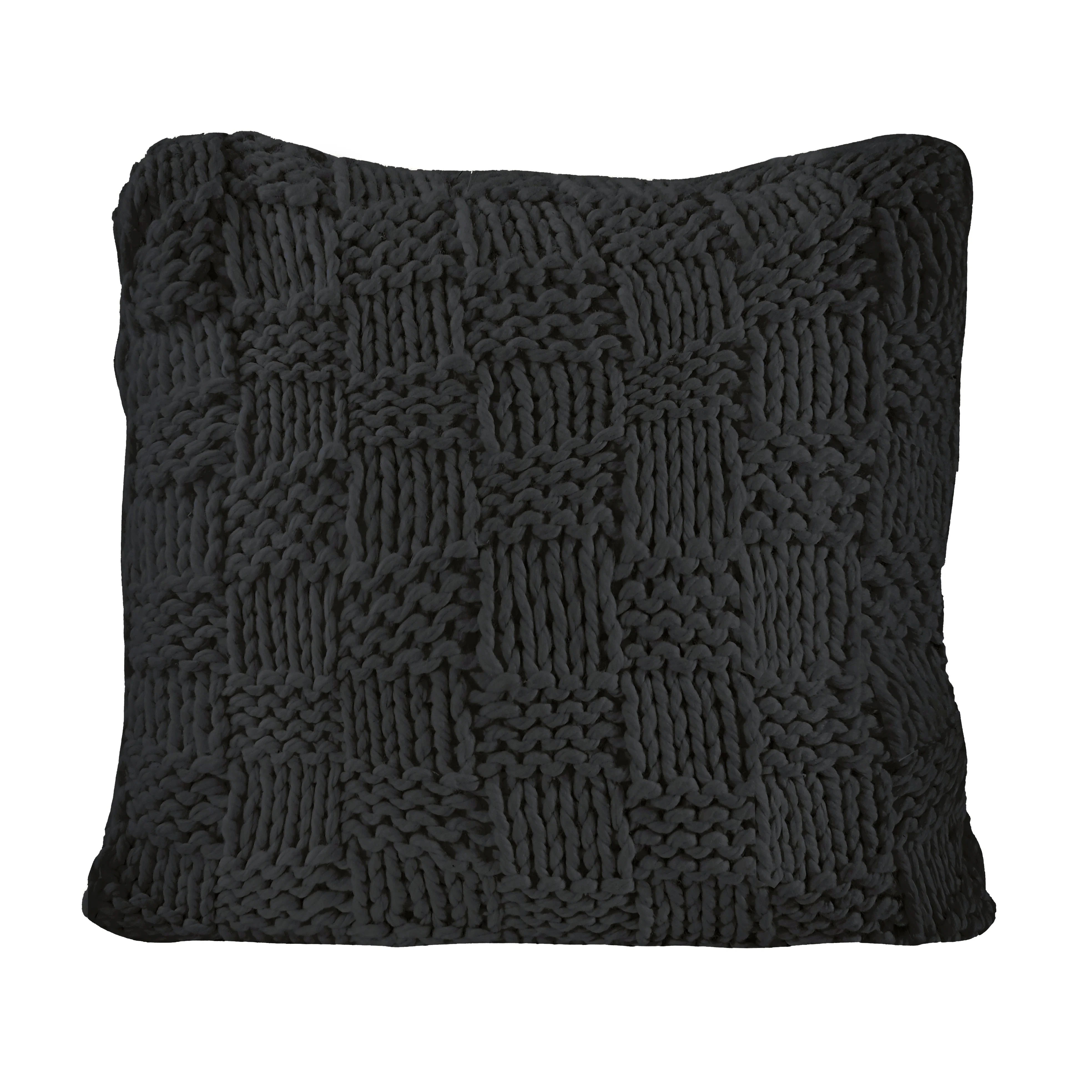 Carefully Designed Chess Knit Euro Pillow Functional