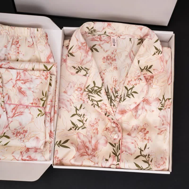 Easy-to-Use Ownkoti Rustic Pink Floral amp Leaf Pajama Set Proven