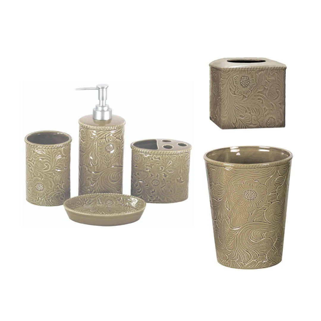 User-Friendly Savannah Bathroom Sets 6 Pc Flexible