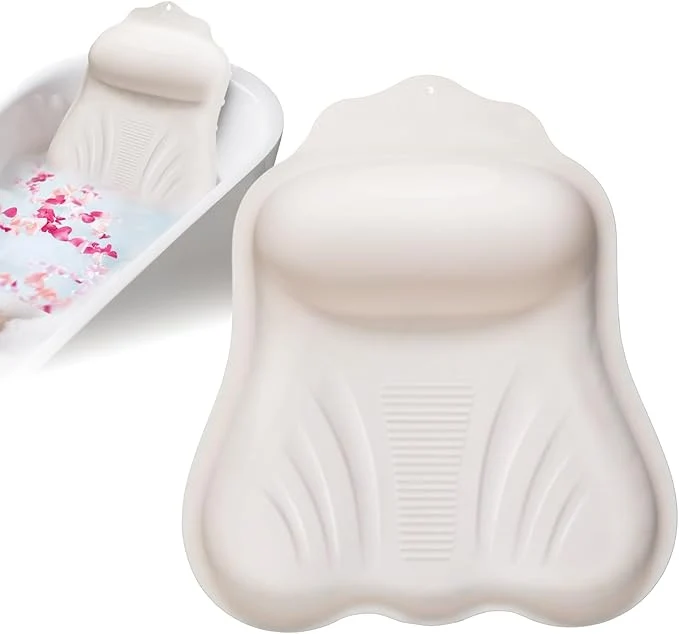 Official Luxury Silicone Bath Pillow for Tub New Cloud-Soft 4D Air-Cushion Bathtub Exclusive