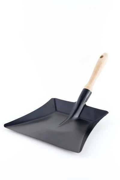 Minimalist Andree Jardin Dustpan Black sheet metal TRADITION Elite