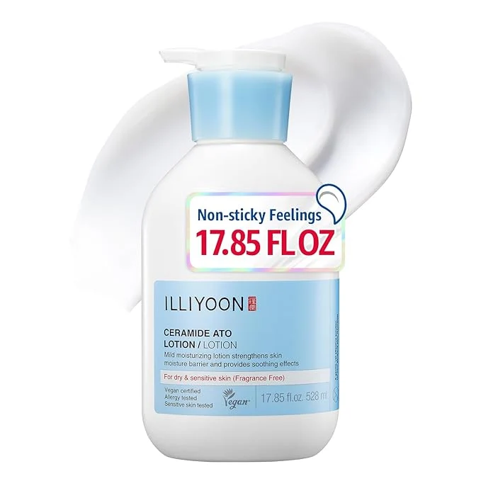 High-Performance ILLIYOON Ceramide Ato Lotion 528ml Daily Moisturizing Lotion Traditional
